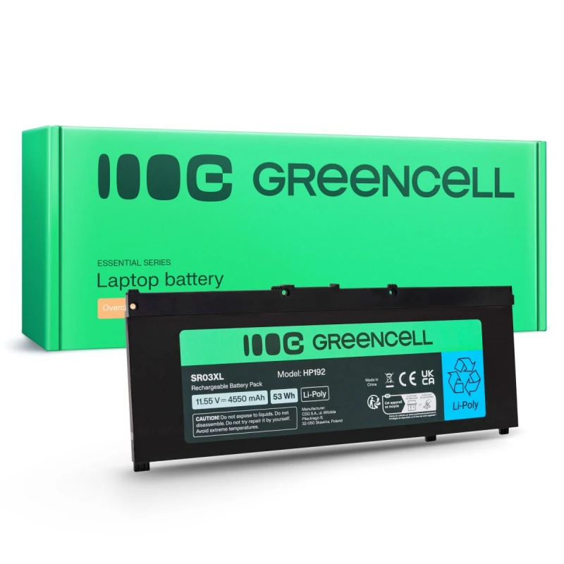 Greencell bateria do HP SR03XL HP Pavilion Gaming 15