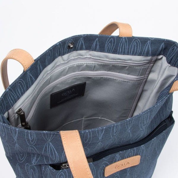 Torba na  notebook 13", Seiren Navy blue, niebieska, poliester, Golla