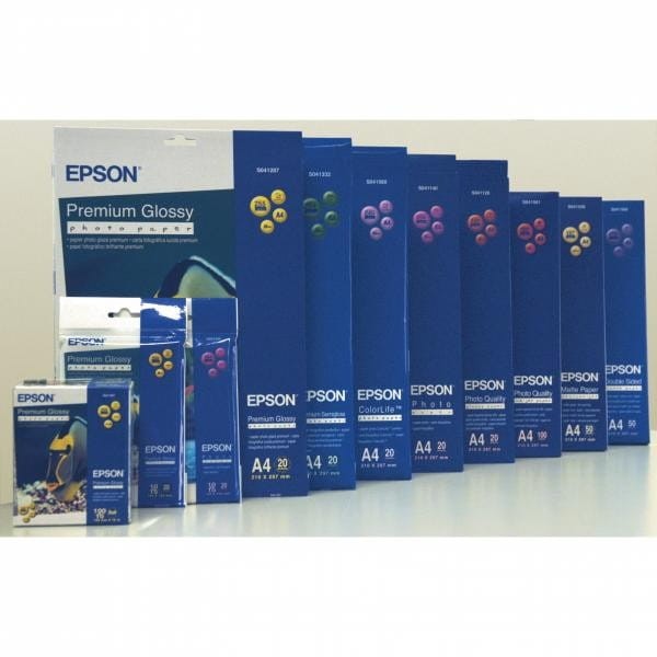 Epson Matte Paper Heavyweight, foto papier, matowy, silny typ biały, Stylus Photo 1270, 1290, A4, 167 g/m2, 50 szt., C13S041256, a