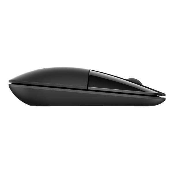 HP mysz Z3700 Wireless Black Onyx, 1200DPI, 2.4 [GHz], optyczna Blue LED, 3kl., 1 scroll, bezprzewodowa, czarna, 1 szt AA, Windows