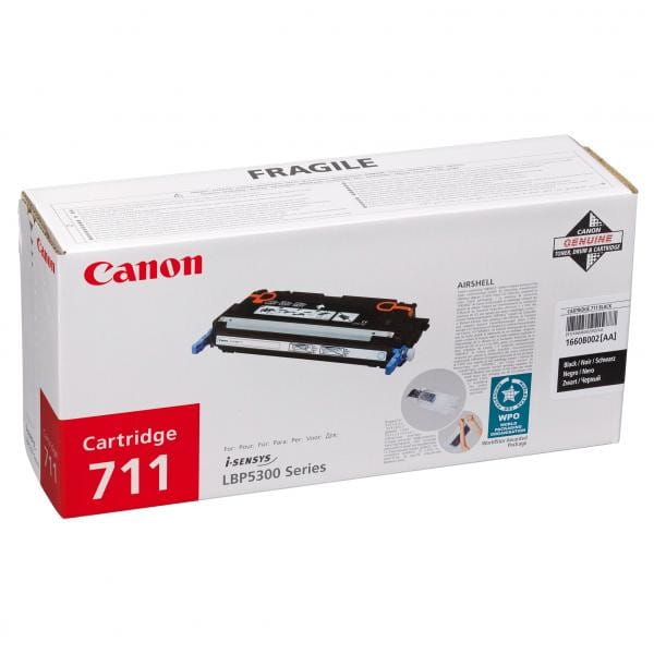 Canon oryginalny toner CRG711, black, 6000s, 1660B002, Canon LBP-5300, O