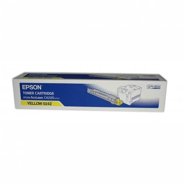 Epson oryginalny toner C13S050242, yellow, 8500s, Epson AcuLaser C4200DN, 4200DNPC5, 4200DNPC6, 4200DTN, O