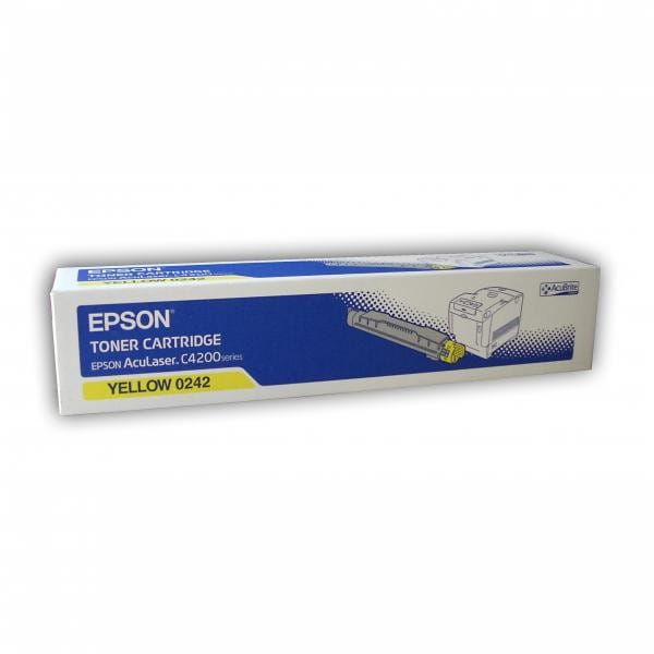 Epson oryginalny toner C13S050242, yellow, 8500s, Epson AcuLaser C4200DN, 4200DNPC5, 4200DNPC6, 4200DTN, O