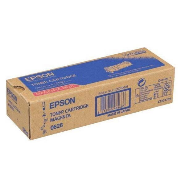 Epson oryginalny toner C13S050628, magenta, 2500s, Epson Aculaser C2900N, O