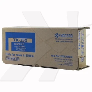 Kyocera oryginalny toner TK350, 1T02LX0NL0, 1T02LX0NLC, 1T02LX0NLS, black, 15000s, zawiera pojemnik na odpady