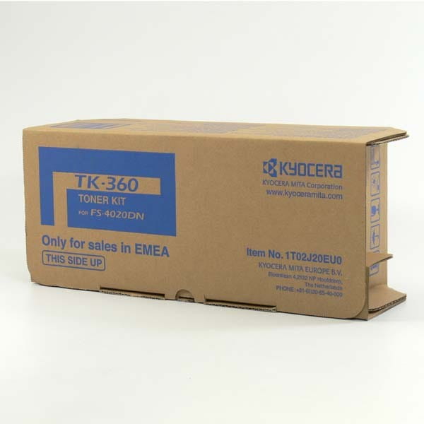 Kyocera oryginalny toner TK360, black, 20000s, 1T02J20EU0001, Kyocera FS-4020DN, O