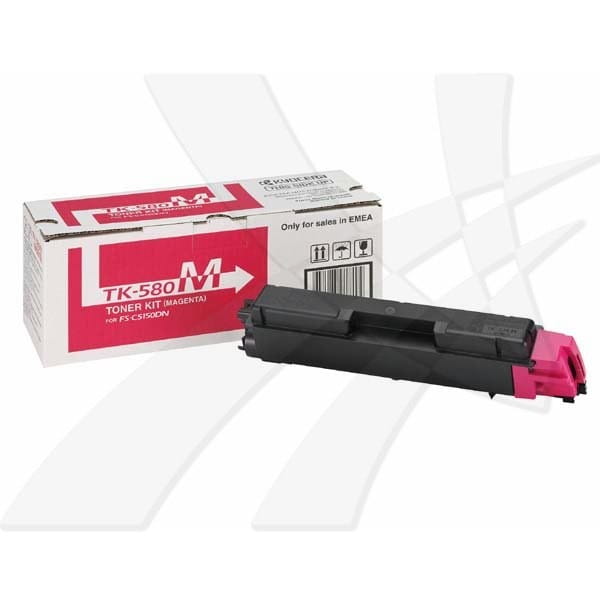 Kyocera oryginalny toner TK580M, magenta, 2800s, 1T02KTBNL0, Kyocera FS- C5150DN, O