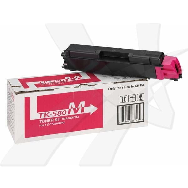 Kyocera oryginalny toner TK580M, magenta, 2800s, 1T02KTBNL0, Kyocera FS- C5150DN, O