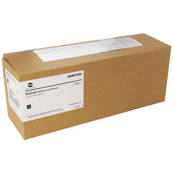 Konica Minolta oryginalny toner A6WT00H, black, 10000s, return, Konica Minolta Bizhub 3320, O