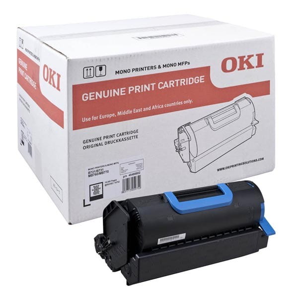 OKI oryginalny toner 45488802, black, 18000s, OKI MB760, MB770, B721, B731, O