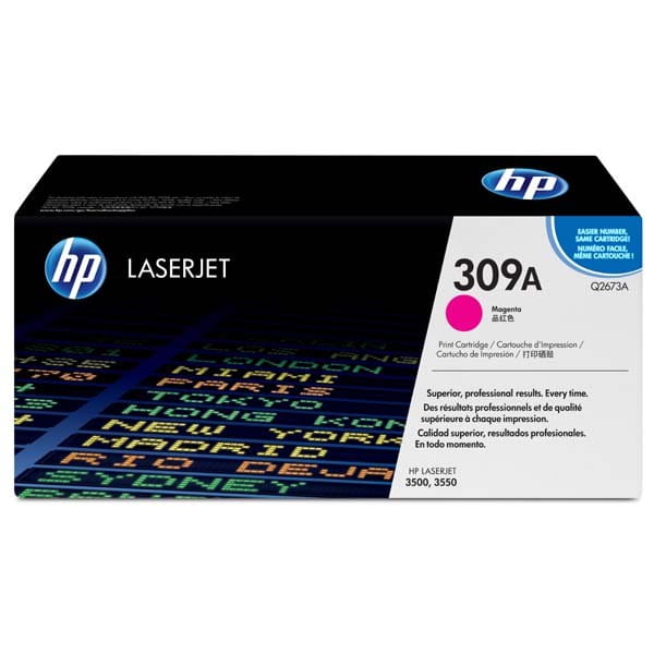 HP oryginalny toner Q2673A, magenta, 4000s, HP 309A, HP Color LaserJet 3500, N, 3550, N, DN, DTN, O