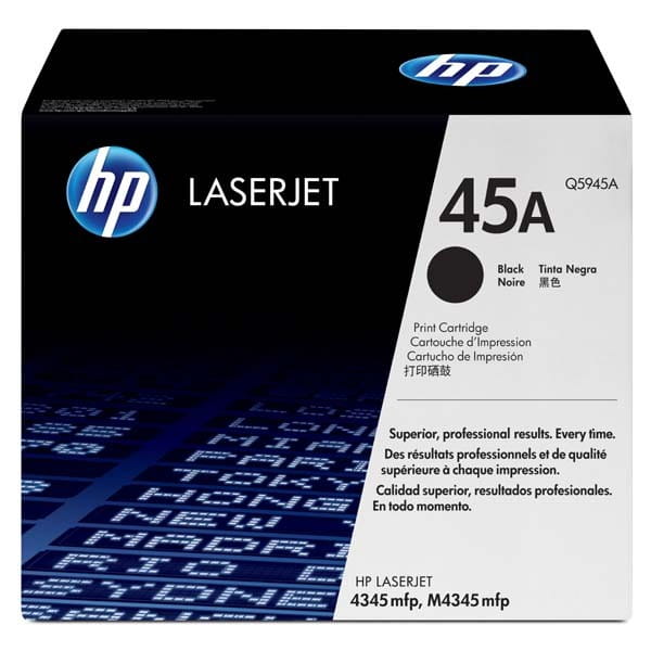 HP oryginalny toner Q5945A, black, 18000s, HP 45A, HP LaserJet 4345mfp, M4345mfp, O