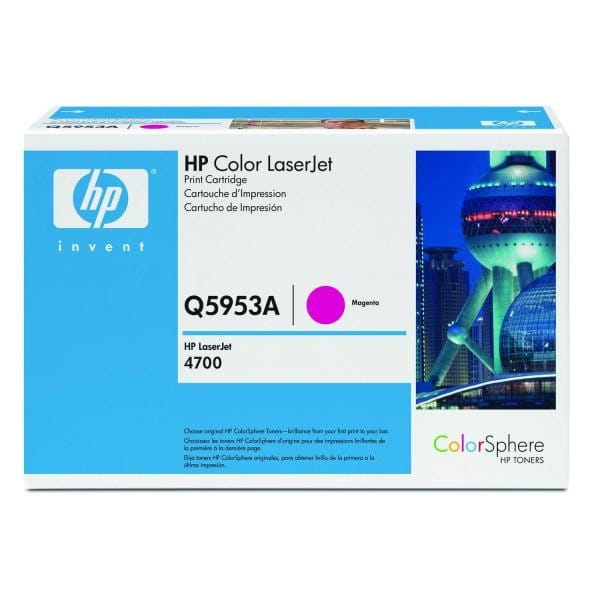 HP oryginalny toner Q5953A, magenta, 10000s, HP 643A, HP Color LaserJet 4700, n, dn, dtn, ph+, O