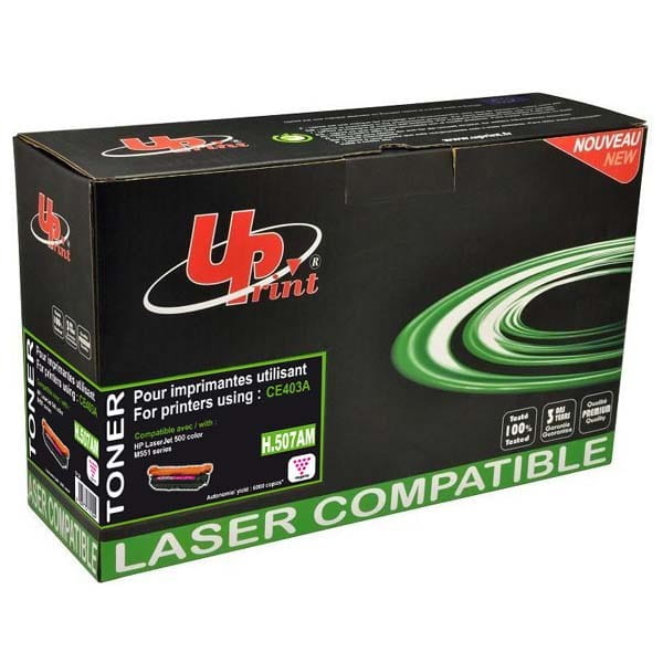 UPrint kompatybilny toner z CE403A, magenta, 6000s, H.507AM, dla HP LaserJet Enterprise 500 color M551, UPrint