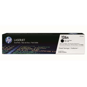 HP oryginalny toner CE310AD, black, 1200s, HP 126A, HP LaserJet Pro CP1025, dual pack, 1000g, 2szt, O