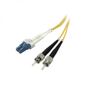 Optyczny Patch Cord Single mod (9/125), 2xLC - 2xST, 1m, economy