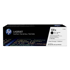 HP oryginalny toner CF210XD, HP 131X, black, 4800s, high capacity, HP LaserJet Pro 200 M276, M251, dual pack, 2x600g, O