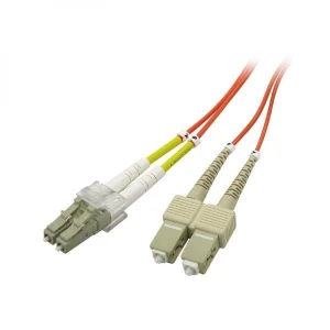 Optyczny Patch Cord Multi mod (62,5/125), 2xLC - 2xLC, 1m, economy, EOL