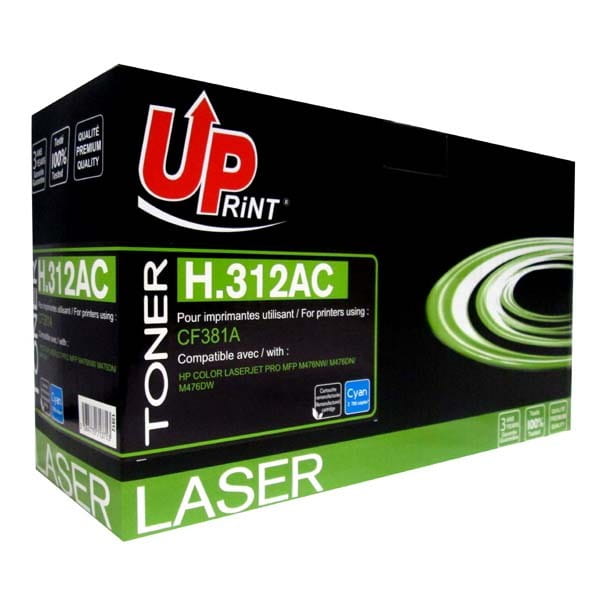 UPrint kompatybilny toner z CF381A, cyan, 2700s, H.312AC, dla HP Color LaserJet Pro MFP M476dn, MFP M476dw, MFP M47, UPrint