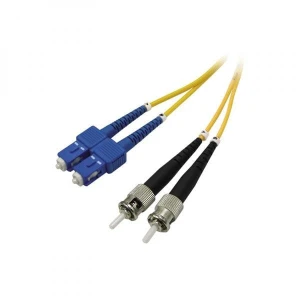 Optyczny Patch Cord Single mod (9/125), 2xST - 2xSC, 2m, economy