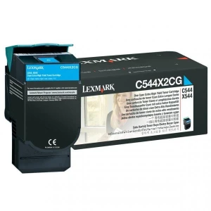 Lexmark oryginalny toner C544X2CG, cyan, 4000s, Lexmark C544, X544, C546, X546, O