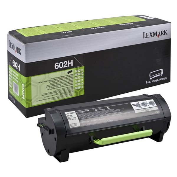 Lexmark oryginalny toner 60F2H00, black, 10000s, 602H, high capacity, return, Lexmark MX611de, MX511de, MX410de, MX611dhe, MX511dh