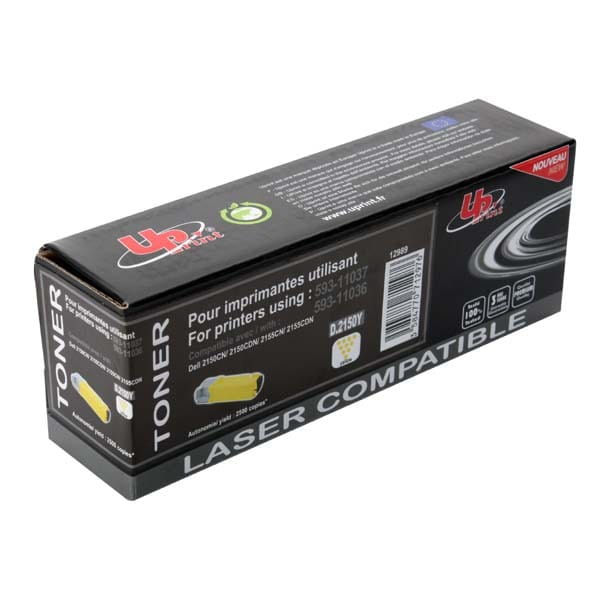 UPrint kompatybilny toner z 593-11037, yellow, 2500s, D.2150XY, high capacity, dla Dell 2150, 2155, UPrint