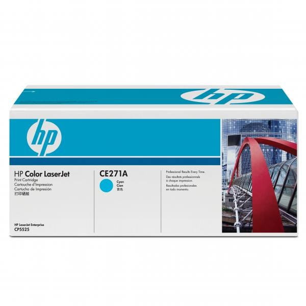 HP oryginalny toner CE271A, cyan, 15000s, HP 650A, HP LaserJet CP5525n, CP5525dn, CP5525xh, O