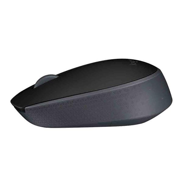 Logitech Mysz M171, 1000DPI, 2.4 [GHz], optyczna, 3kl., 1 scroll, bezprzewodowa, czarna, 2 szt AA, do notebooka, uniwersalny
