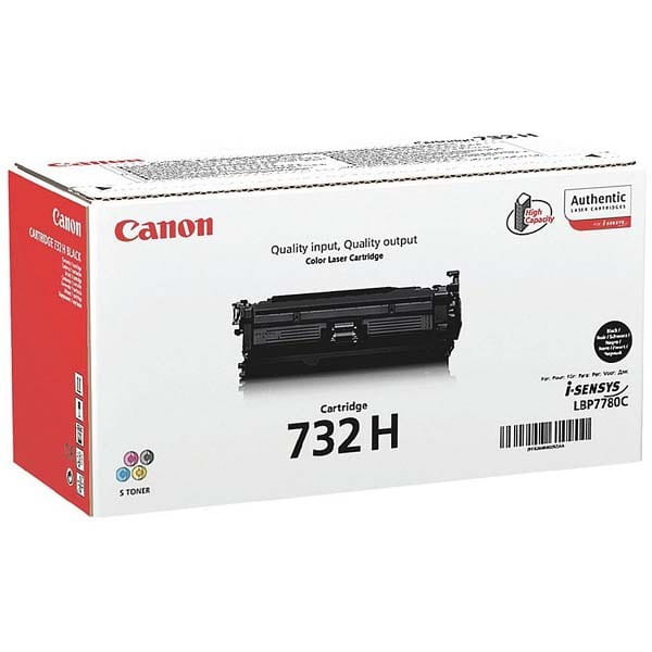 Canon oryginalny toner CRG732H, black, 12000s, 6264B002, high capacity, Canon i-SENSYS LBP7780Cx, O