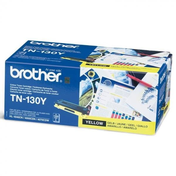 Brother oryginalny toner TN130Y, yellow, 1500s, Brother HL-4040CN, 4050CDN, DCP-9040CN, 9045CDN, MFC-9440C, O