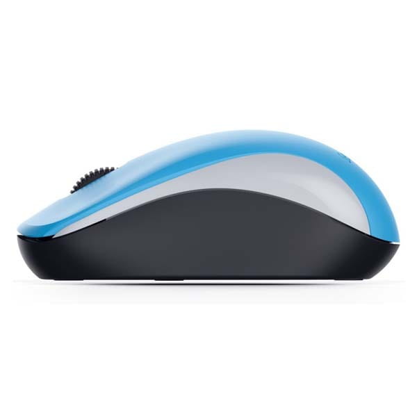 Genius Mysz NX-7000, 1200DPI, 2.4 [GHz], optyczna, 3kl., 1 scroll, bezprzewodowa, niebieska, Blue-Eye sensor