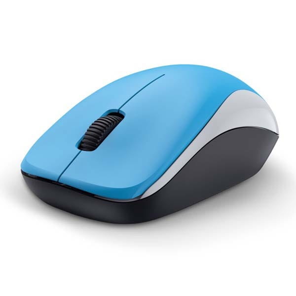 Genius Mysz NX-7000, 1200DPI, 2.4 [GHz], optyczna, 3kl., 1 scroll, bezprzewodowa, niebieska, Blue-Eye sensor