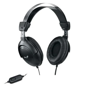 Genius HS-M505X, słuchawki z mikrofonem, przewodowaczarna, 3.5 mm jack