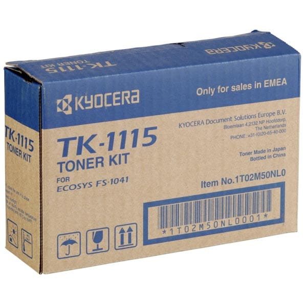Kyocera oryginalny toner TK1115, black, 1600s, 1T02M50NL0, Kyocera FS-1041,FS-1220MFP,FS-1320MFP, O