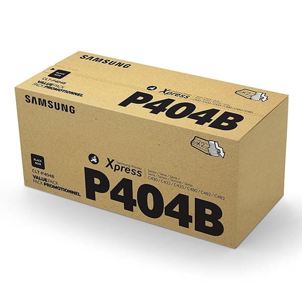 HP oryginalny toner SU364A, CLT-P404B, black, 1500s, P404B, Samsung CLP-362, 363, 364, CLX-3302, 3303, 3304, 3307, Xpr, dual pack,