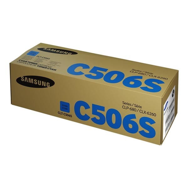 HP oryginalny toner SU047A, CLT-C506S, cyan, 1500s, C506S, Samsung CLP-680DW, CLP-680ND, CLX-6260, O