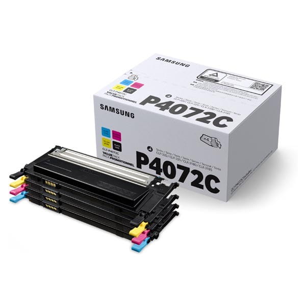 HP oryginalny toner SU382A, CLT-P4072C, CMYK, 1500, 3*1000s, P4072C, 4 pack, Samsung CLX-3180, CLX-3185, CLX-3186, O