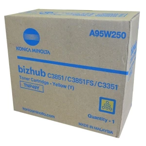 Konica Minolta oryginalny toner A95W250, TNP-49Y, yellow, 12000s
