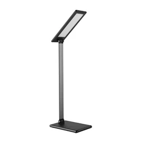 Lampka na biurko LED stmívatelná szara, 8W, z płynną regulacją natężenia światła, 100-240V, Diody LED SMD2835 72szt