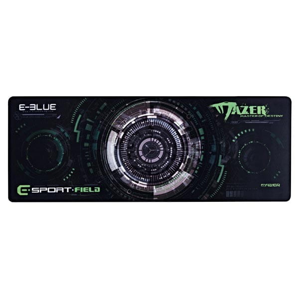 Podkładka pod mysz, Gaming XL, do gry, czarno-zielona, 80x30cm, E-Blue