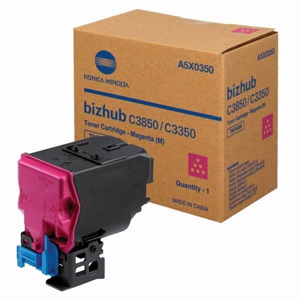 Konica Minolta oryginalny toner A5X0350, magenta, 10000s, TNP48M, Konica Minolta Bizhub C3350, C3850, O