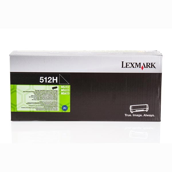 Lexmark oryginalny toner 51F2H00, black, 5000s, high capacity, return, Lexmark MS312, O