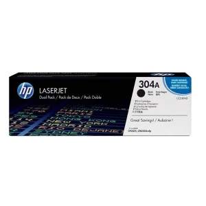 HP oryginalny toner CC530AD, black, 7000 (2x3500)s, HP 304A, HP HP Color LaserJet CP2025, CM2320, dual pack, 2szt, O