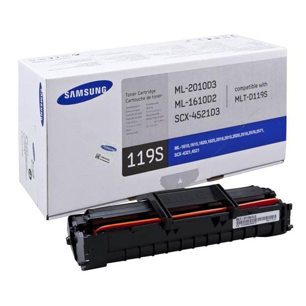 HP oryginalny toner SU863A, MLT-D119S, black, 2000s, 119S, Samsung ML-1610, 1620, 2010,  2020, 2510, 2570, 2571, O