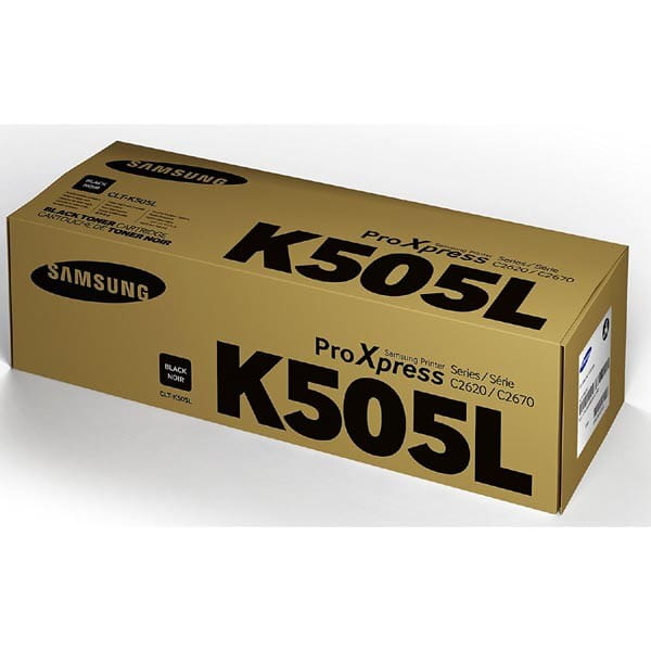 HP oryginalny toner SU168A, CLT-K505L, black, 6000s, K505L, high capacity, Samsung ProXpress SL-C2620DW, SL-C2670FW, SL-C2680FX, O