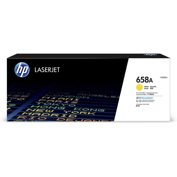 HP oryginalny toner W2002A, yellow, 6000s, HP 658A, HP Color LaserJet Enterprise M751 Series, O