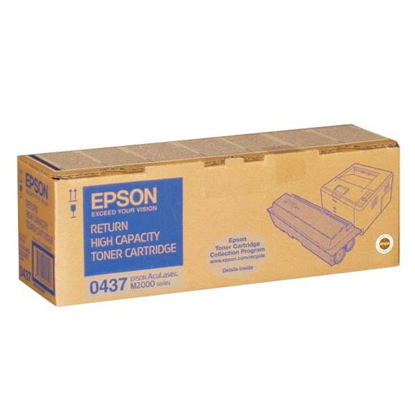 Epson oryginalny toner C13S050437, black, 8000s, return, Epson AcuLaser M2000D, 2000DN, 2000DT, 2000DTN, O