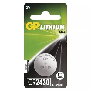 Bateria litowa, CR2430, CR2430, 3V, GP, blistr, 1-pack