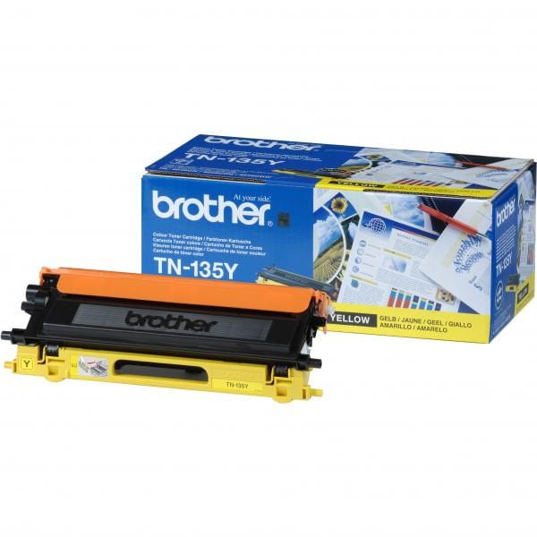 Brother oryginalny toner TN135Y, yellow, 4000s, Brother HL-4040CN, 4050CDN, DCP-9040CN, 9045CDN, MFC-9440C, O